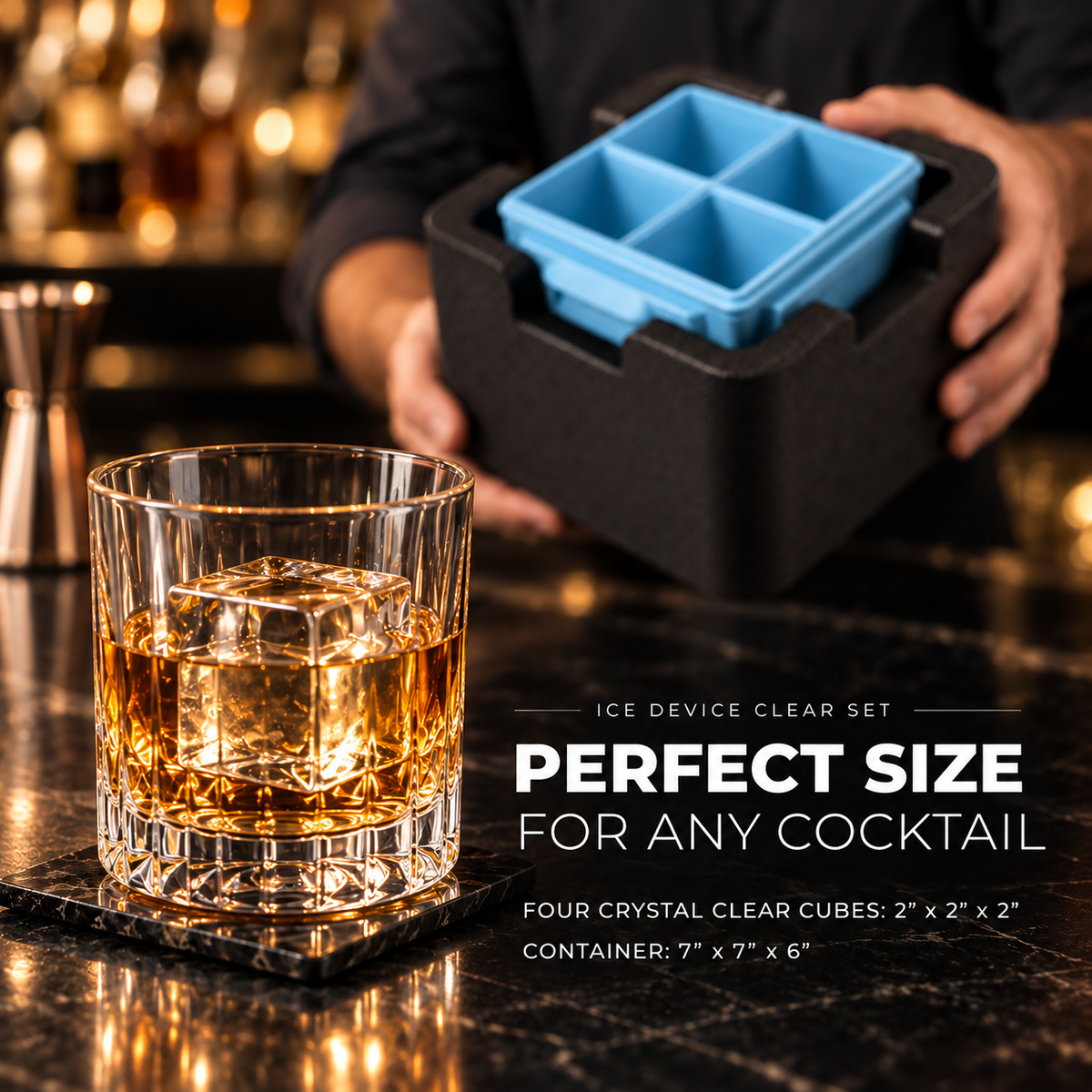 Full Clear Cocktail Ice System