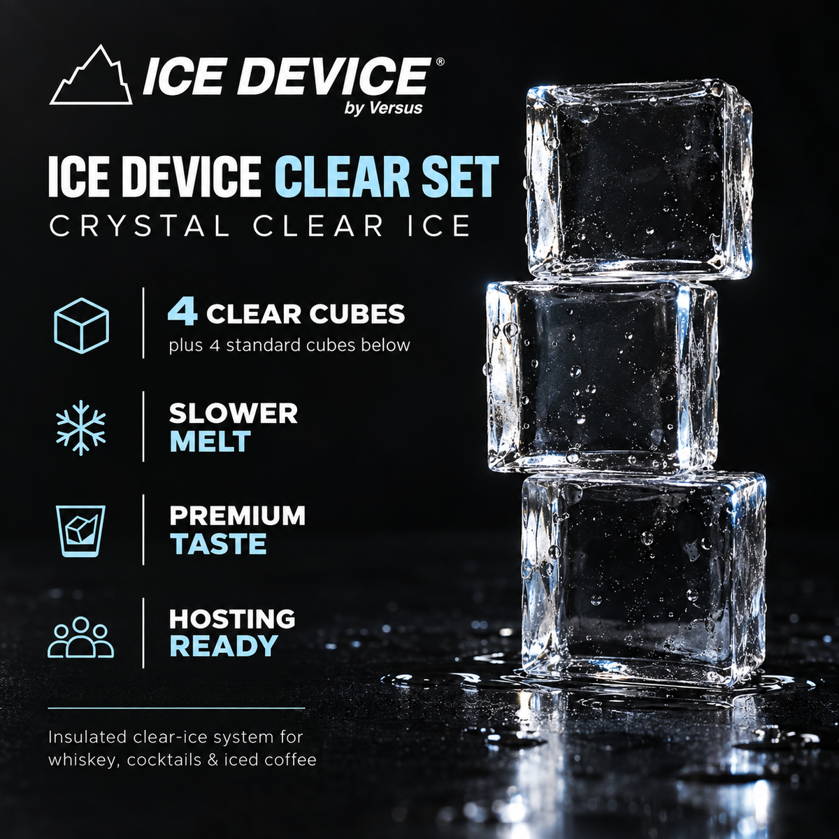 Full Clear Cocktail Ice System